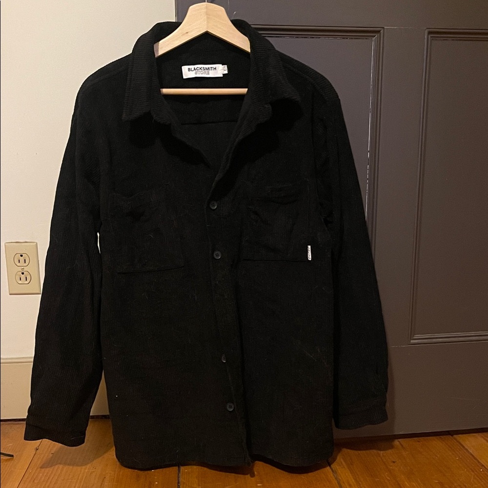 Blacksmith Supply Corduroy Button-Up Shirt Jacket